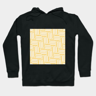 Line wave pattern Hoodie